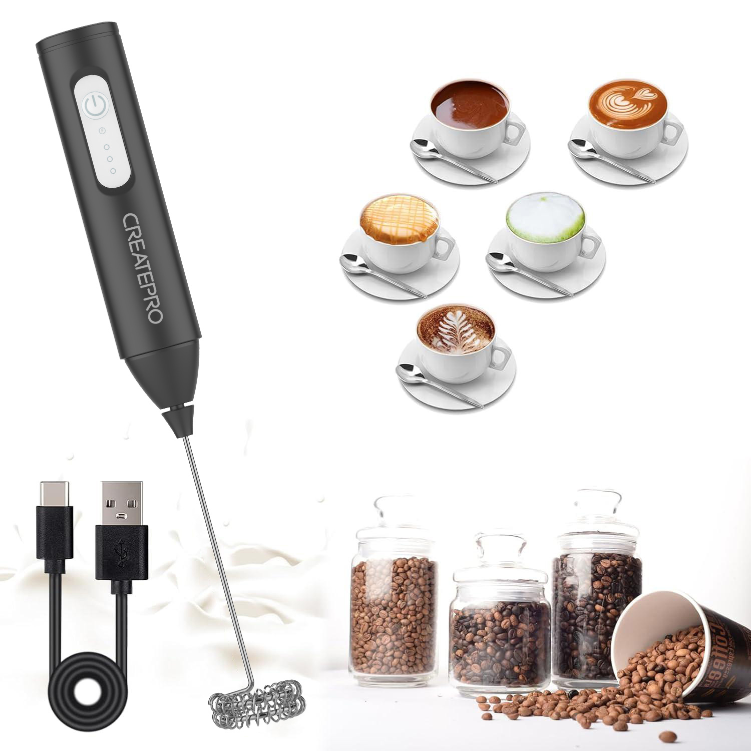 Oplaadbare Melkopschuimer Auto - Yogurt Maker Electric recensie en prijs