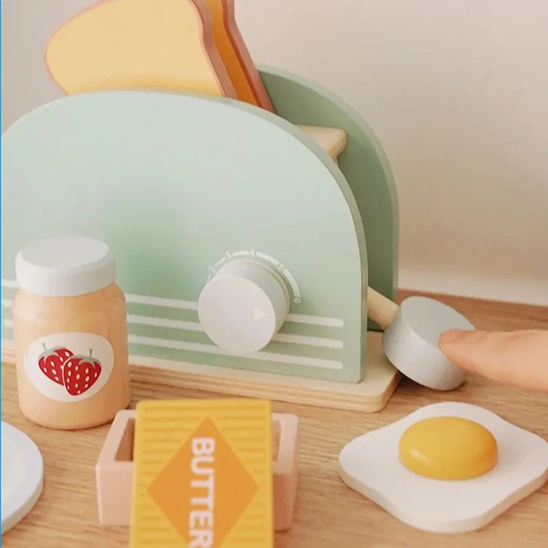 Houten simulatie broodrooster  - Kitchen Appliances Kids recensie en prijs
