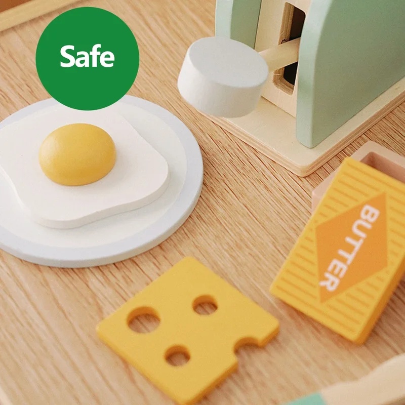 Houten simulatie broodrooster  - Kitchen Appliances Kids recensie en prijs