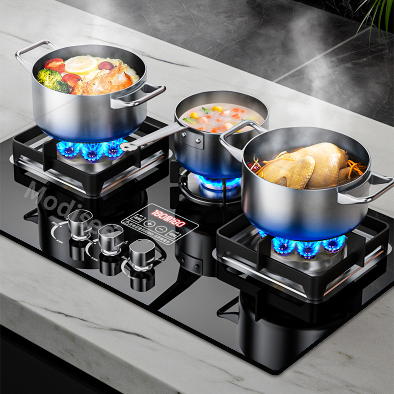 Ingebouwde gaskookplaat 3-bran - Kitchen Appliances Online recensie en prijs