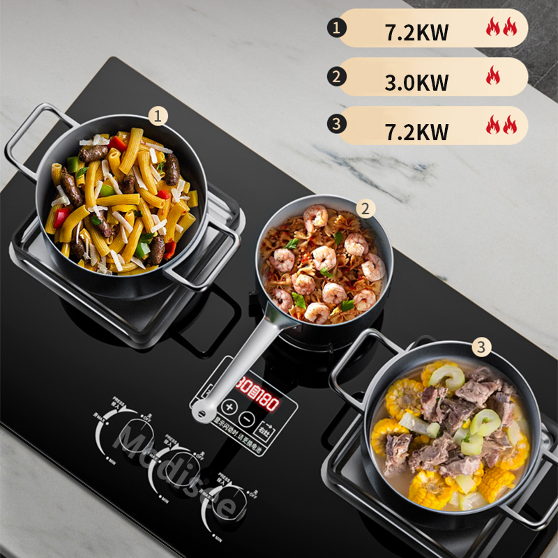 Ingebouwde gaskookplaat 3-bran - Kitchen Appliances Online recensie en prijs